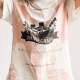 "Bands" Tee (Dust Rose/Cream)