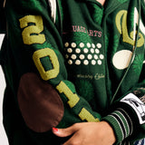 "Orwell" Letterman Jacket (Green)