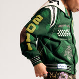 "Orwell" Letterman Jacket (Green)