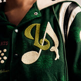 "Orwell" Letterman Jacket (Green)