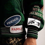 "Orwell" Letterman Jacket (Green)